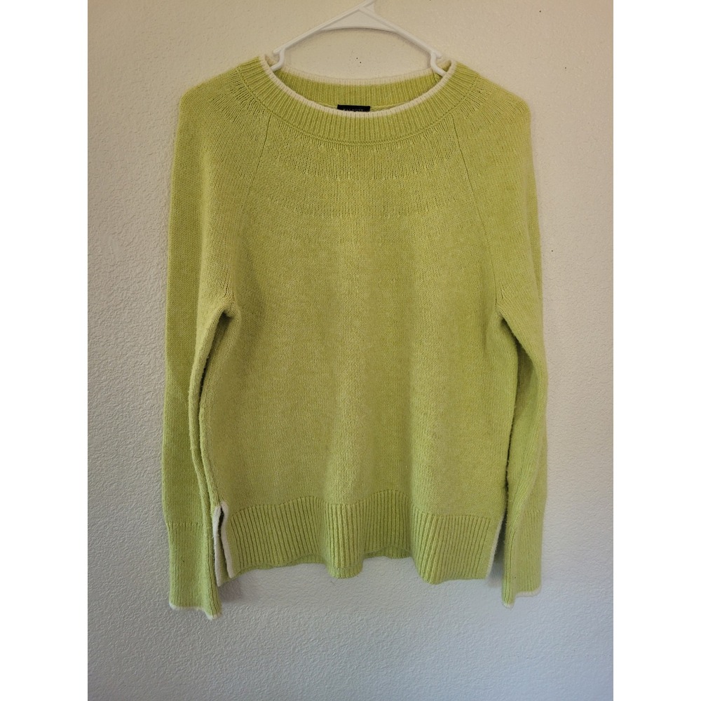Talbots Women's Sweater Size‎ S Green Crew Neck Long Sleeve Knit Pullover #17